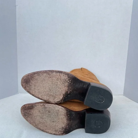 Tecovas The Josie Sienna Suede Women’s Cowboy Boots Size 7B - Picture 6 of 15